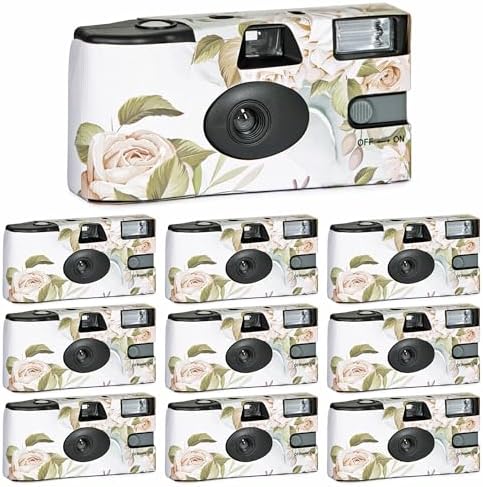 1Shot Disposable Camera Bulk - 10PCS Wedding & Party Film Camera - ISO400 35mm