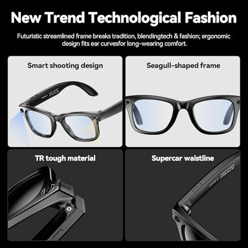 Ai Smart Glasses Bluetooth 5.4 with Translation for Men Women 160+Languages Color-Change Lens Chat GPT Assistant Free App Translator Glasses Meeting,Driver,Travel (CK03) - Image 2