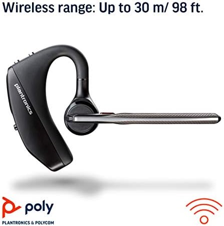 Plantronics - Voyager 5200 UC (Poly) - Bluetooth Single-Ear (Monaural) Headset - Compatible to connect to your PC and/or Mac - Works with Teams, Zoom & more - Noise Canceling - Image 5