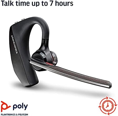 Plantronics - Voyager 5200 UC (Poly) - Bluetooth Single-Ear (Monaural) Headset - Compatible to connect to your PC and/or Mac - Works with Teams, Zoom & more - Noise Canceling - Image 6